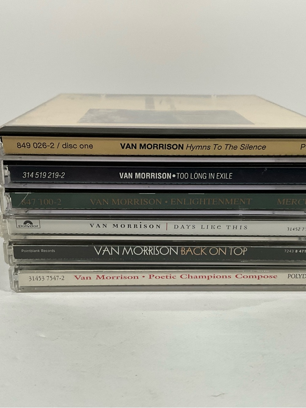 Van Morrison 6 Album CD Lot - Back On Top, Days Like This And 4 Other Albums